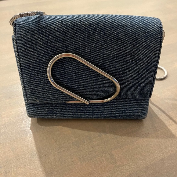 3.1 Phillip Lim Denim Chain Crossbody Bag - Picture 6 of 9